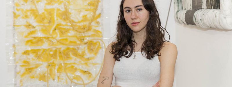 Portrait of the artist in their studio