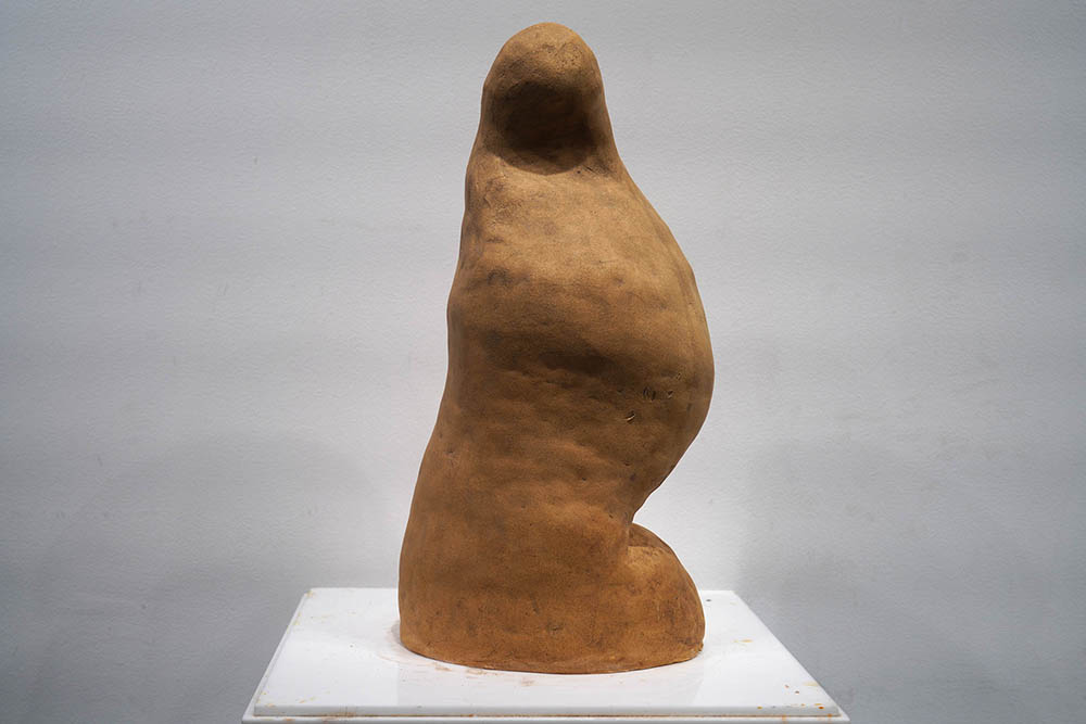Abstract sculpture, vaguely resembling the human figure